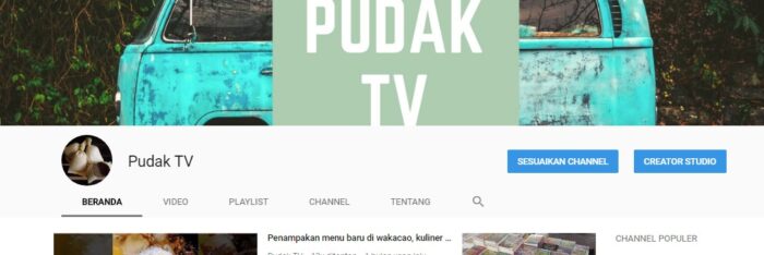 Channel Youtube Pudak TV