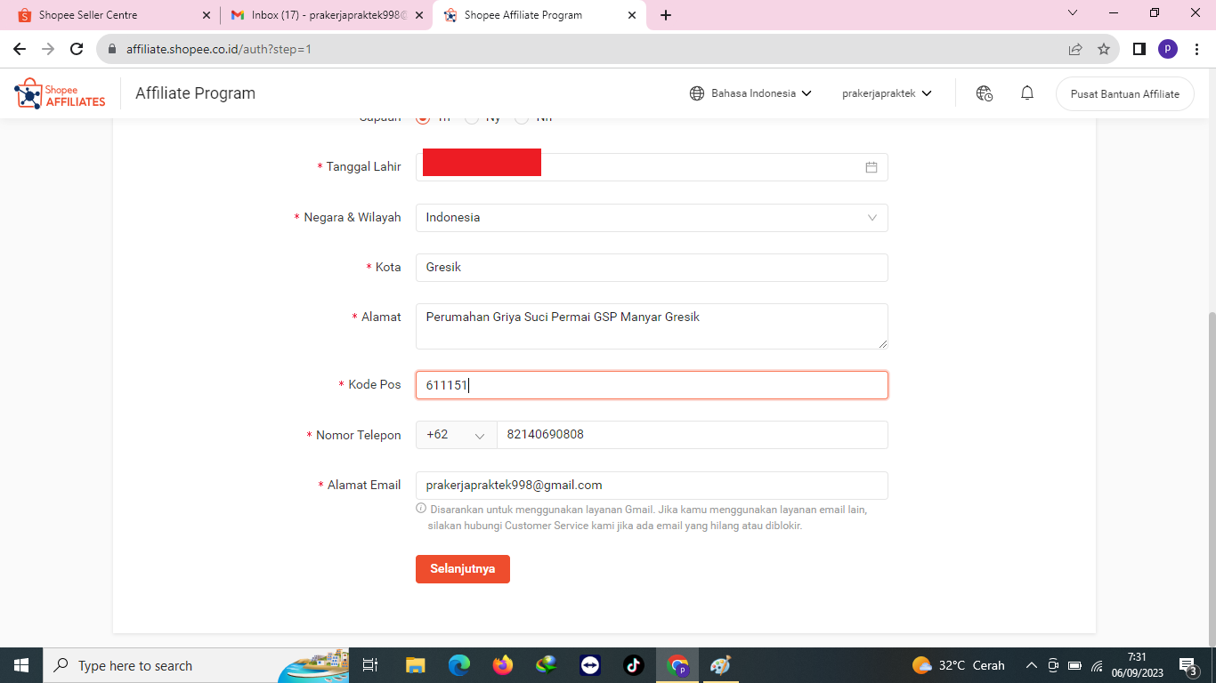 Cara Mendaftar Affiliate Program Shopee Tanpa Minimal Follower