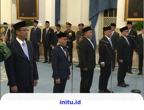 Breaking News: Reshuffle Kabinet Prabowo, 5 Menteri Terdepak, Ini Penggantinya