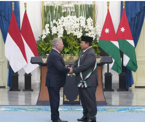 Kedatangan Raja Yordania Abdullah II ke Jakarta, Disambut Hangat Presiden Prabowo Subianto