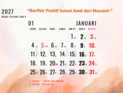 Kalender 2027 Lengkap: Download PNG & PDF Gratis, Daftar Hari Libur Nasional dan Hari Besar 2027